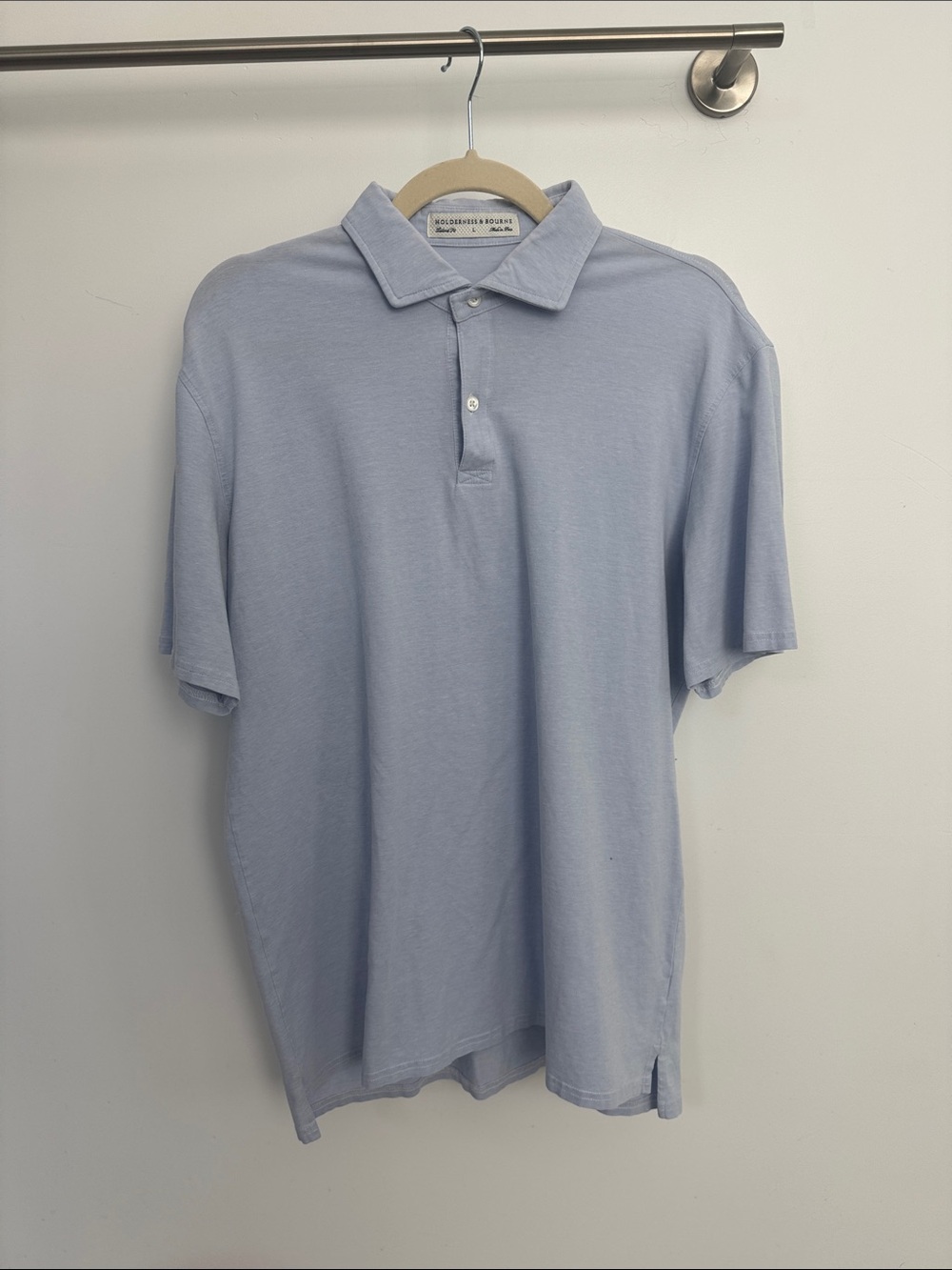 Men’s Light Blue Polo Shirt by Abercrombie & Fitch